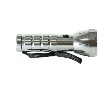 фото Фонарь ручной светодиод 28LED 3*ААА металл 9531141