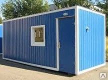 фото Бытовка сантехническая (душевая кабина, унитаз), утепл. 150мм 2,4х9м м2