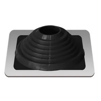 Фото №0 Проходка кровли Master Flash YS-07 прямой черный (силиконовый, D 203-305 мм)