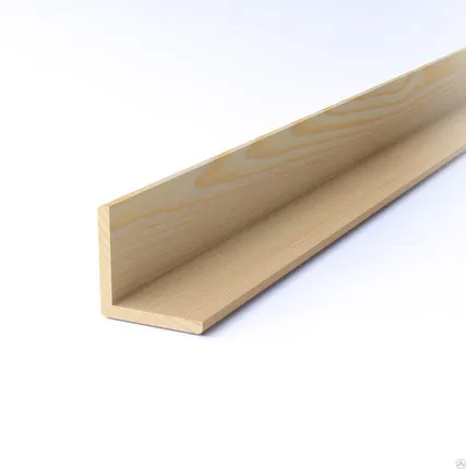 Фото №0 Уголок равнобокий 24 * 24 * 2500 мм сорт Экстра сосна КБ