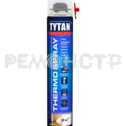 Фото №0 Термоспрей напыляемая полиурет телоизол 870мл TYTAN PROFESSIONAL (под заказ) П