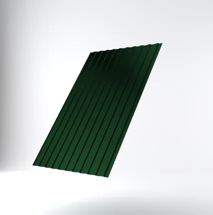 Фото №0 Профлист С-8 -1220 мм (1150 мм) 00000303/7 RAL 6002 Полиэстер 0.7