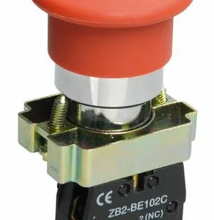 фото Кнопка управления LAY5-BC42"Грибок"красная 1р BBG71-B...