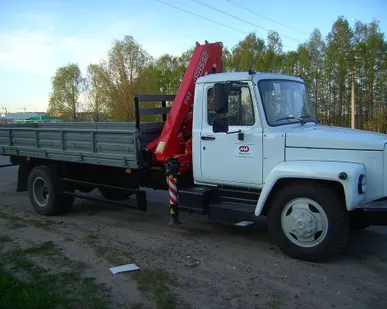 фото Газ 3309 с манипулятором