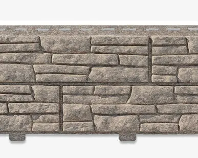 фото Фасадная панель СЛАНЕЦ Двойной замок (ЮП) "Стоун-Хаус" бежевый 2000*225 мм