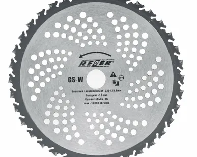 фото Нож для триммера Rezer GS-W Ultra-Pro 230x25.4x1.3 36T