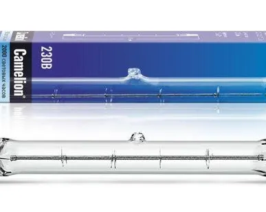 фото Лампа галогенная J118 300Вт линейная R7s 2850К 240В лин. 118мм Camelion 2936