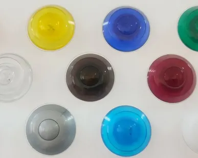 фото Термошайба универсальная 38мм с уплотнителем Цветная Полигаль 25шт.