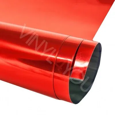 Фото №0 Пленка Хром красный Premium