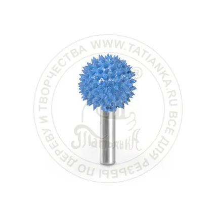 Фото №0 6S78-125 - Сфера (шар), Ø хвостовика 6мм X Ø фрезы 22.25мм (очень грубая/синяя) SUB-6S78-125