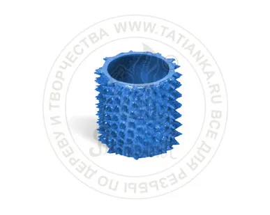 фото 34SL1-125 - Рашпильный барабан 19,05мм. Синий. Очень грубый. SUPREME GRIT BLUE 125 SUB-34SL1-125