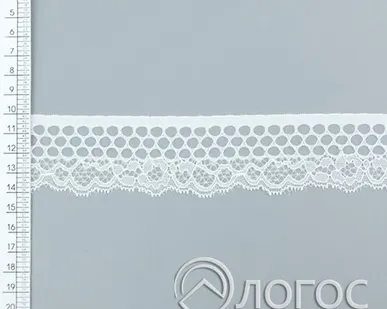 фото Кружево стрейч IS-386 35мм И, белый