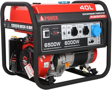 фото Портативный бензиновый генератор A-iPower A6500