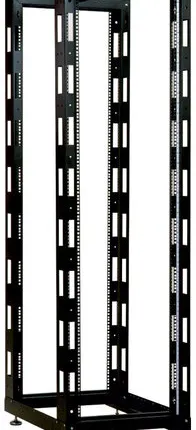 Фото №0 Стойка телекоммуникационная универсальная 24U двухрамная, цвет черный (ЦМО)