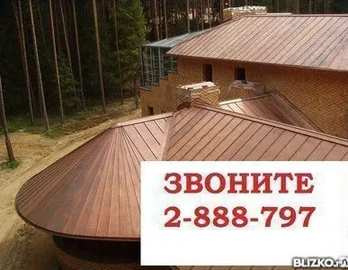 фото Фальцевая медная кровля