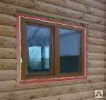 фото Евроокно из 3-х слойного деревянного клеёного бруса (сосна)