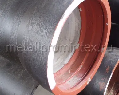 фото Труба чугун напорная раструбная