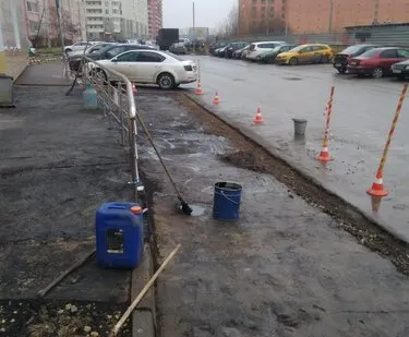 фото Устройство дорожного покрытия из мелкозернистого асфальтобетона