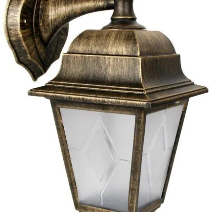 Фото №1 Светильник садово-парковый PP4201/02 C64 НБУ 04-60-001 У1 "Леда" 4-гран. пласт. +пласт. черн. бронза Camelion 13832