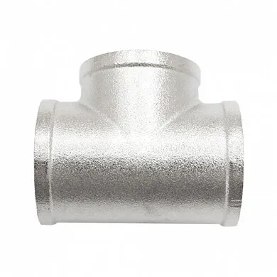 Фото №0 Тройник 1½" В-В-В никелированный