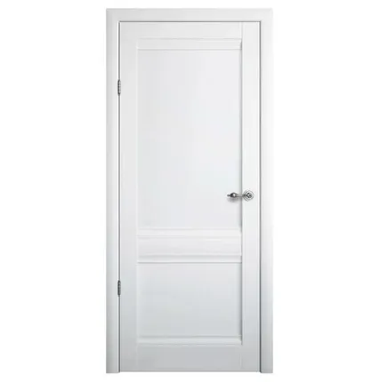 Фото №0 Дверь межкомнатная Классик-1 (Dorica) глухая, сатин, Белый 2000х800мм