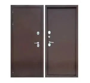 фото Дверь входная с терморазрывом Термо-М1 металл/металл, Медь 2050х960мм, ЛЕВАЯ
