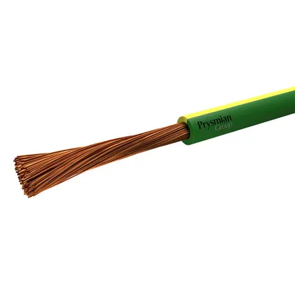 Фото №0 Провод ПуГВ 0.5 Ж/З (бухта) (м) РЭК-PRYSMIAN 0301010301