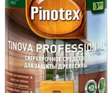 фото Пинотекс "Tinova Professional" Дуб 5 Л (1) Сверхпрочный Pinotex