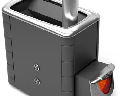 фото Банная печь ТМФ Тунгуска XXL 2013 Inox (антрацит, ДНС, ТО, арт. 31704)