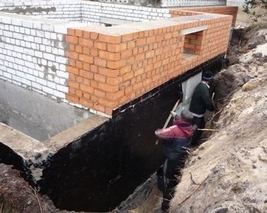 фото Гидроизоляция фундамента
