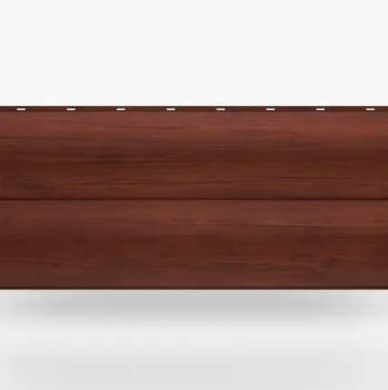 Фото №0 Сайдинг Металлический сайдинг «Бревно» покрытие античный дуб Россия, 0.45-0.5 мм