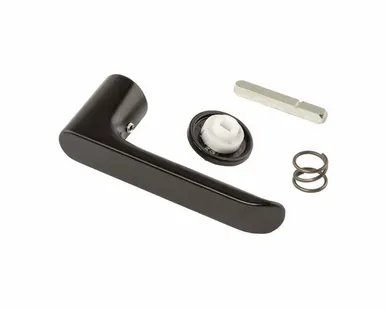 фото Ручка оконная 1112.00 с квадратным штифтом 7 мм, черн. RAL9005