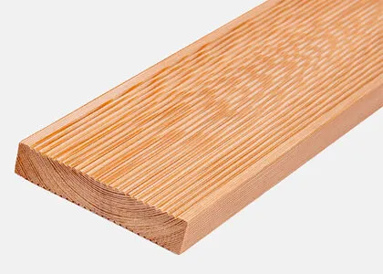 Фото №0 Доска террасная 3м, 27х142 (Лиственница сорт В) - упаковка 3 шт.