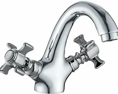 фото Смеситель для раковины Agger Retro-X A1702100 двухзахватный 324