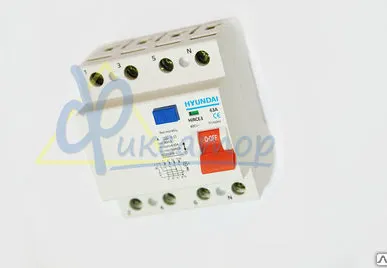 фото Защита узо, HIRC63 4PG7S0000C 00025F, 300mA, 25А, 240VAC, компания HYUNDAI