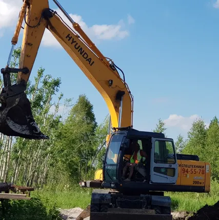 Фото №0 Аренда колёсного экскаватора Hyundai R200W-7