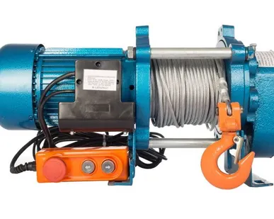 фото Лебедка TOR CD-1000-A (KCD-EC-1000 kg, 220В) с канатом 100 м (алюминиевый корпус)