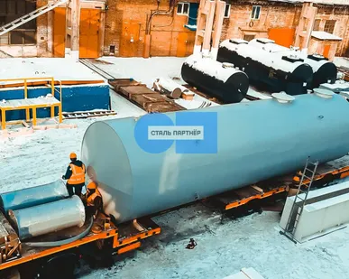 фото Резервуар 100м3 горизонтальный стальной (РГС-100)