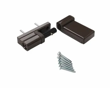 фото Петля дверная Elementis K-V (15-20 мм), на 120кг., коричневый