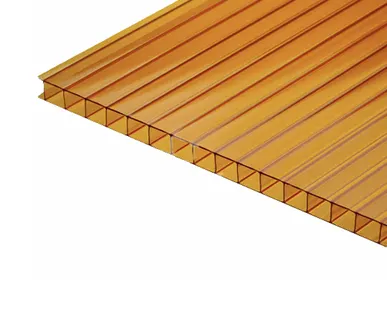 фото Сотовый поликарбонат GOLDEN PLAST Коричневый 10 мм (2,1*6 м)