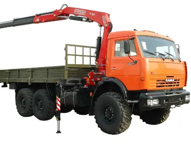 фото Манипулятор-вездеход КАМАЗ 65117 (борт 12 т, стрела 7 т)