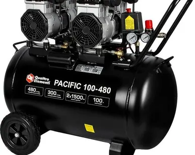 фото Безмасляный поршневой компрессор QUATTRO ELEMENTI PACIFIC 100-480