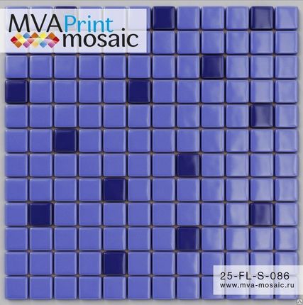 Фото №0 Стеклянная мозаика 25-FL-S-086