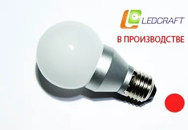 фото Светодиодная лампа LC-ST-E27-3-R Красный