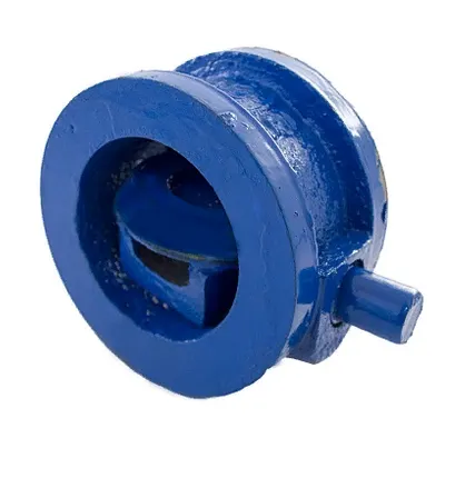 Фото №0 Россия Клапан обратный поворотный межфланцевый 19ч21бр Ду50 Ру16