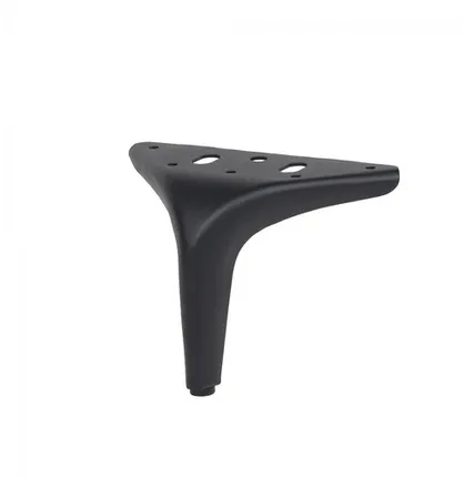 Фото №0 Опора меб. мет. DELI h150 угловая черный муар AKS