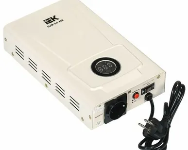 фото Стабилизатор напряжения 1ф 0.5кВА SLIM настенный IEK IVS22-1-D05-09