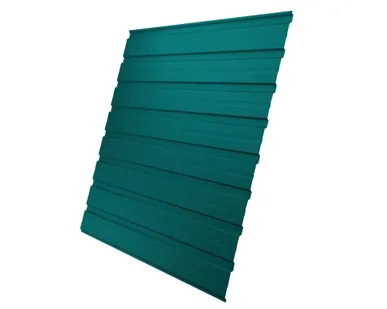 фото Профнастил С10В 0,45 PE RAL 5021 водная синь