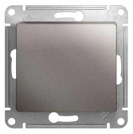 Фото №0 Механизм выключателя 1-кл. СП Glossa 10А IP20 (сх. 1) 10AX платина SchE GSL001211