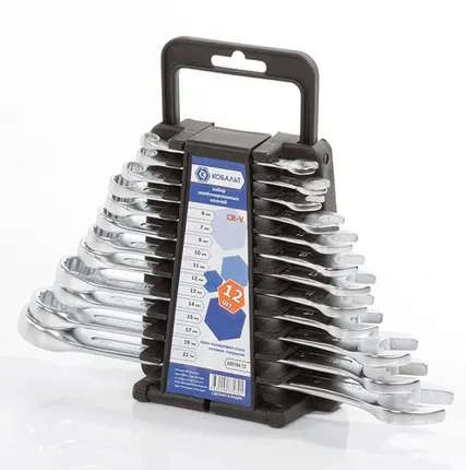 Фото №0 Набор ключей комбинированных 12 шт. Кобальт